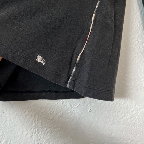 BURBERRY black nova check v-neck tee shirt - Picture 3 of 6